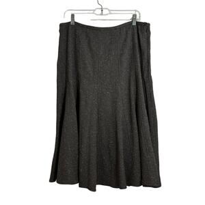 New Directions Womens Brown Long Skirt size 14